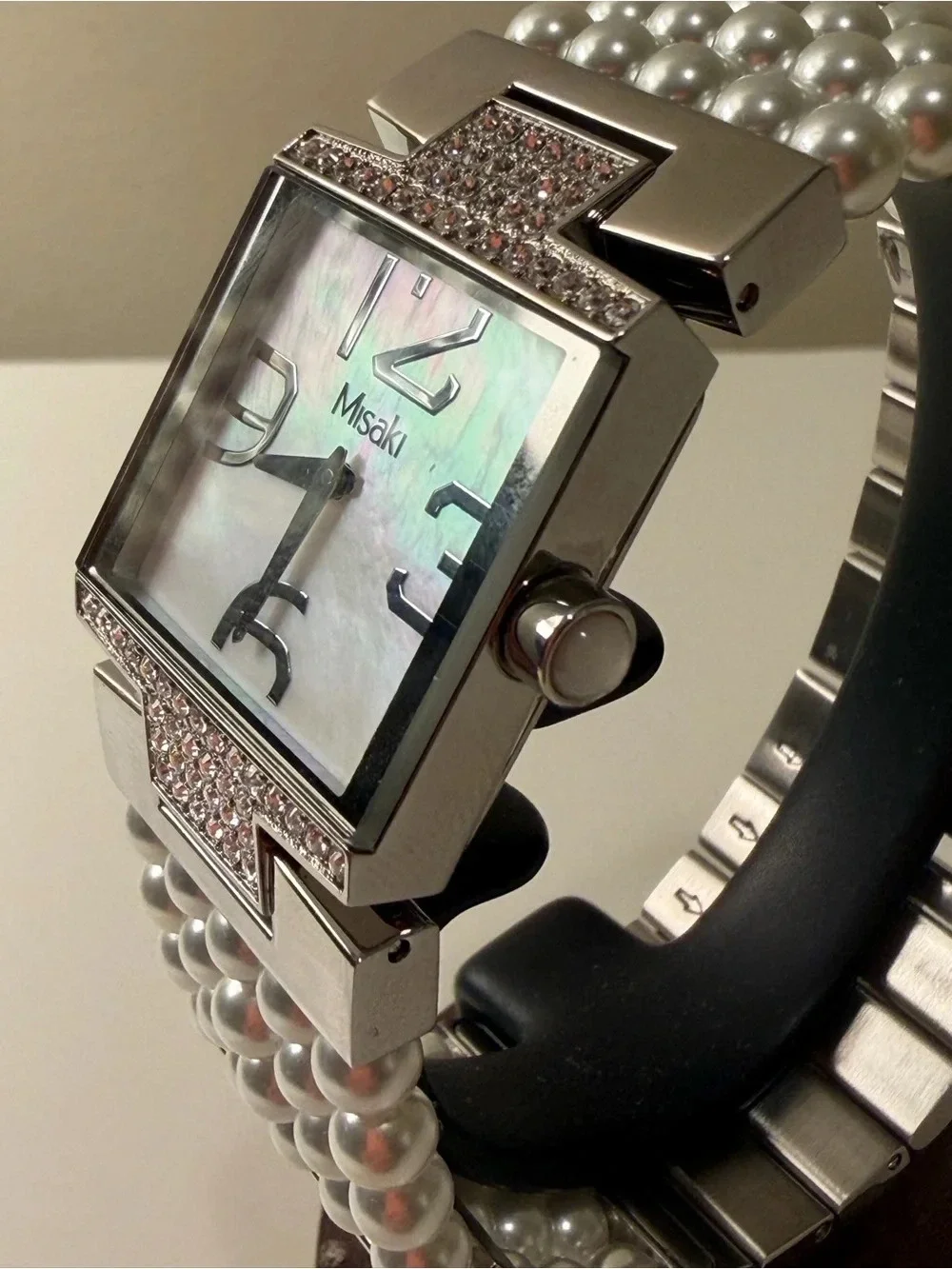 NEW Misaki Monte Carlo Pearl Bracelet Watch – Mother of Pearl Dial